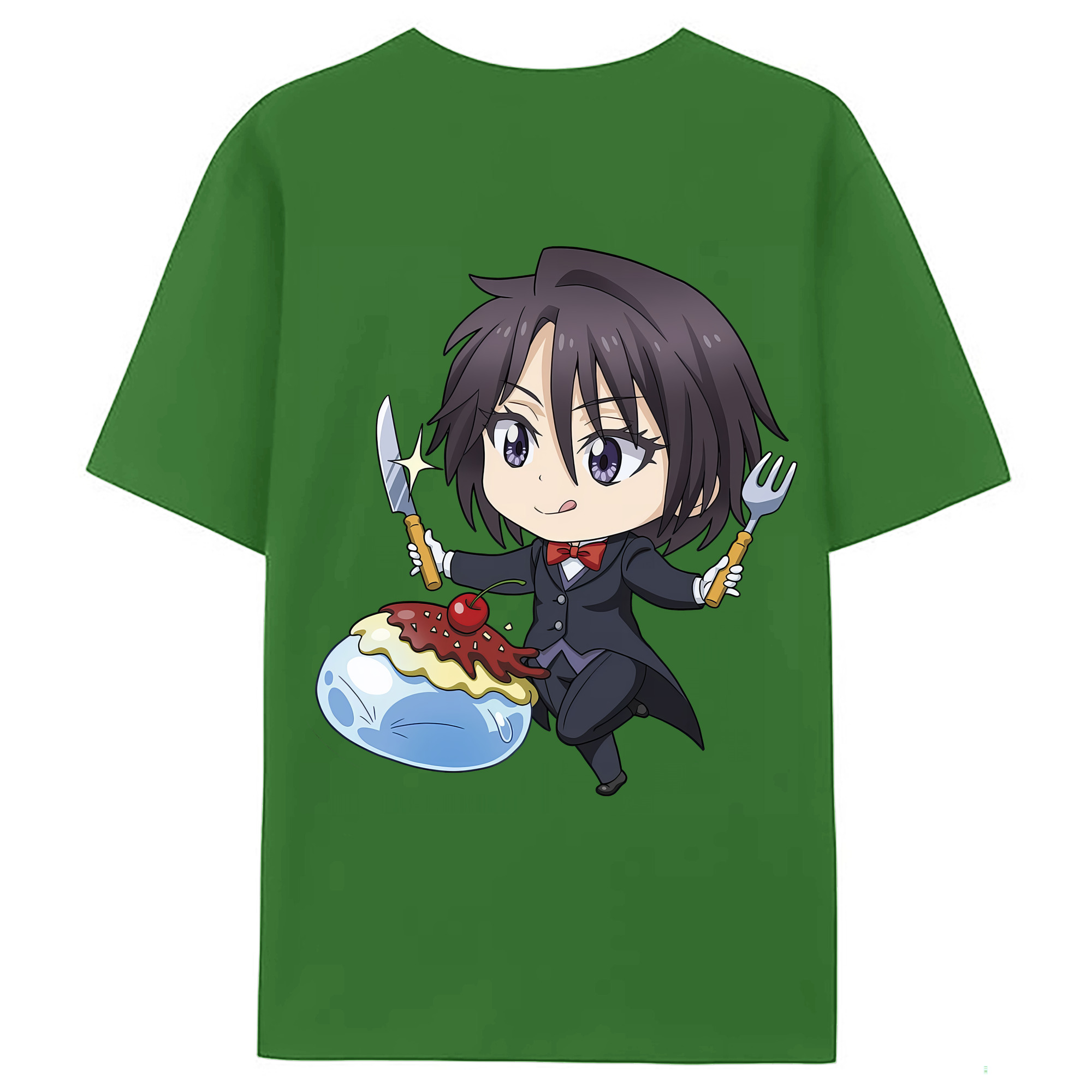 （画像用） 転スラ Regarding Reincarnated to Slime レディース半袖Tシャツ(バックプリント)